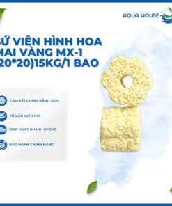 SỨ VIÊN HÌNH HOA MAI VÀNG MX-1 (20*20)15KG/1 BAO
