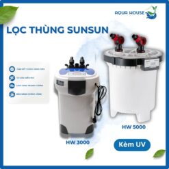 Lọc thùng SunSun HW 3000/5000 với thiết kế đơn giản và đẹp mắt