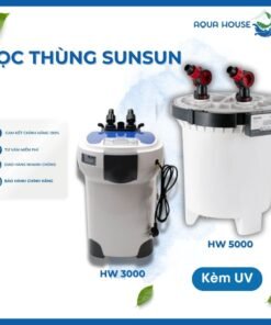 Lọc thùng SunSun HW 3000/5000 với thiết kế đơn giản và đẹp mắt