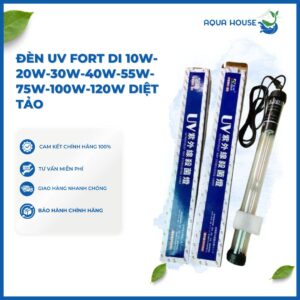 ĐÈN UV FORT DI 10W-20W-30W-40W-55W-75W-100W-120W DIỆT TẢO – DIỆT KHUẨN CHO HỒ KOI