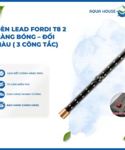 ĐÈN LED FORT DI T8 2 HÀNG BÓNG - ĐỔI MÀU ( 3 CÔNG TẮC)