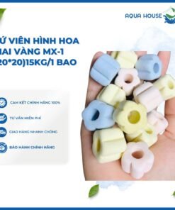 SỨ HOA MIX 5 MÀU HỒ CÁ , THỦY SINH