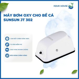 MÁY BƠM OXY CHO BỂ CÁ SUNSUN JT 302