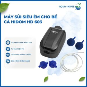 MÁY SỦI SIÊU ÊM CHO BỂ CÁ HIDOM HD 603