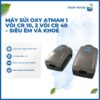 MÁY SỦI OXY ATMAN 1 VÒI CR 10, 2 VÒI CR 40 - SIÊU ÊM VÀ KHOẺ