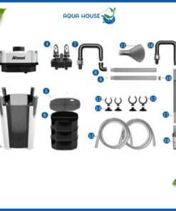 Lọc Thùng Atman DF giúp duy trì môi trường nước sạch cho hồ cá