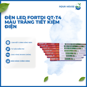 ĐÈN LED FORT DI T4 MÀU TRẮNG TIẾT KIỆM ĐIỆN