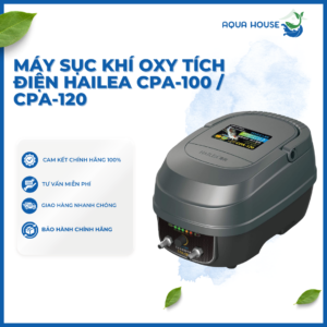 MÁY SỤC KHÍ OXY TÍCH ĐIỆN CHO HỒ KOI, HỒ CÁ CẢNH HAILEA CPA-100 CPA-120