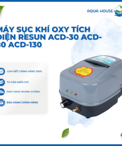 MÁY SỤC KHÍ OXY TÍCH ĐIỆN CHO HỒ KOI, HỒ CÁ CẢNH RESUN ACD-30 ACD-80 ACD-130