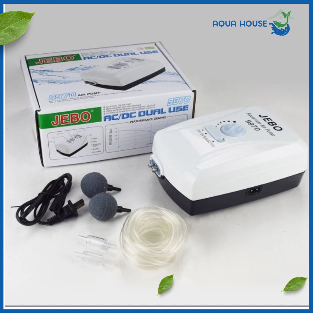 Máy Sủi Oxy Tích Điện Jebo 9970 7 Máy Sủi Oxy Tích Điện Jebo 9970