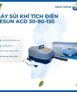 Máy Sủi Oxy Tích Điện Resun ACD 30-80-130 Cho Hồ Cá Koi