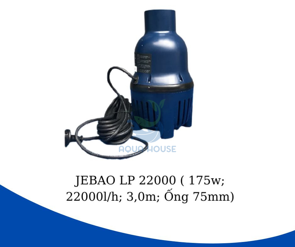 Top Máy Bơm Hồ Cá Koi 5 Khối Đáng Mua Nhất 42 Máy bơm hồ cá Koi Jebao LP 22000, thiết bị không thể thiếu cho hồ cá Koi, đảm bảo môi trường sống tốt nhất cho cá
