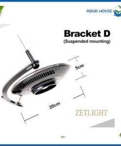 Đèn Thủy Sinh Zetlight UFO F8 MAX - Ánh Sáng Hoàn Hảo - GIÁ TREO ĐÈN D