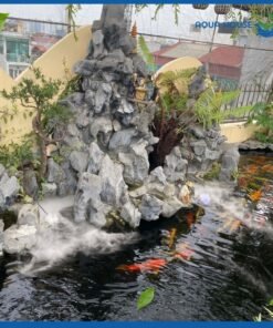 Máy tạo khói 10 mắt giúp duy trì độ ẩm và nhiệt độ ổn định cho hồ cá.