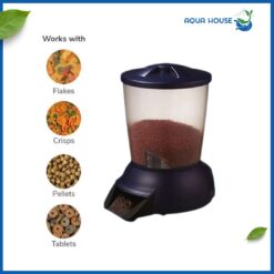 máy cho cá ăn tự động jebao - phụ hợp nhiều loại cám