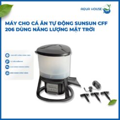 Máy Cho Ăn Tự Động Năng Lượng Mặt Trời Sunsun Grech CFF206 - Giải Pháp Hoàn Hảo Cho Hồ Cá Koi