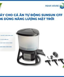 Máy Cho Ăn Tự Động Năng Lượng Mặt Trời Sunsun Grech CFF206 - Giải Pháp Hoàn Hảo Cho Hồ Cá Koi