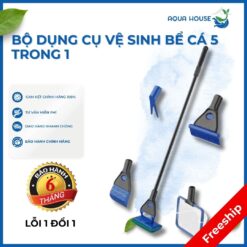Dụng cụ vệ sinh bể cá 5 trong 1 a
