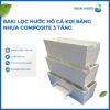 Baki Lọc Nước Hồ Cá Koi Bằng Nhựa Composite 65-85cm 3-4-5 Tầng