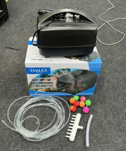 Máy Sủi Oxy Tích Điện Hailea CP 40 - CP 60 - CPA 100 - CPA 120 Cho Hồ Cá Koi - Sủi CP 40