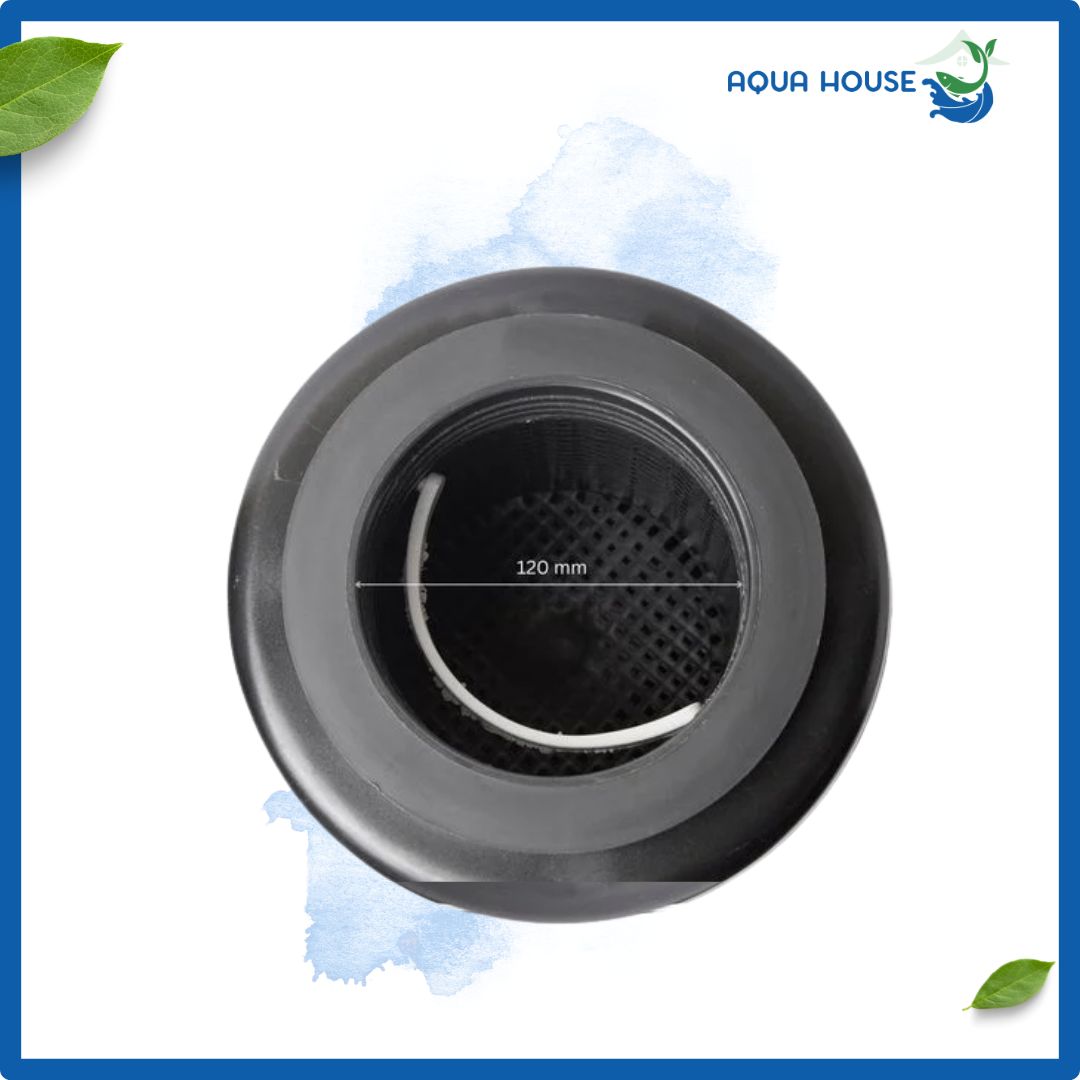Hút Mặt Hồ Koi - Koi Master (D60MM) 6 Diện tích tiếp xúc bề mặt của hút mặt koi master 120mm