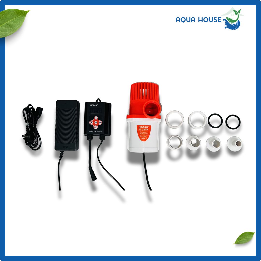 Máy Bơm Hồ Cá điện 24V HOPAR DC 5000-7000-8000-10000-12000-15000-18000-20000 29 Máy Bơm Bể Cá 24V HOPAR DC 3000-5000-7000-8000-10000-12000-15000-18000-20000