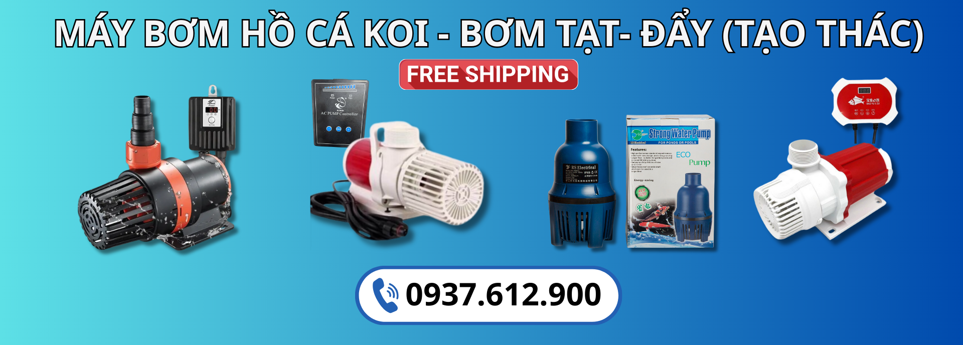 MÁY BƠM HỒ CÁ KOI
