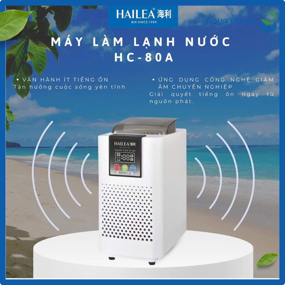 Máy Làm Lạnh Nước Hailea HC-80A 6 Công nghệ giảm tiếng hồ của máy làm lạnh nước Hailea HC 90A