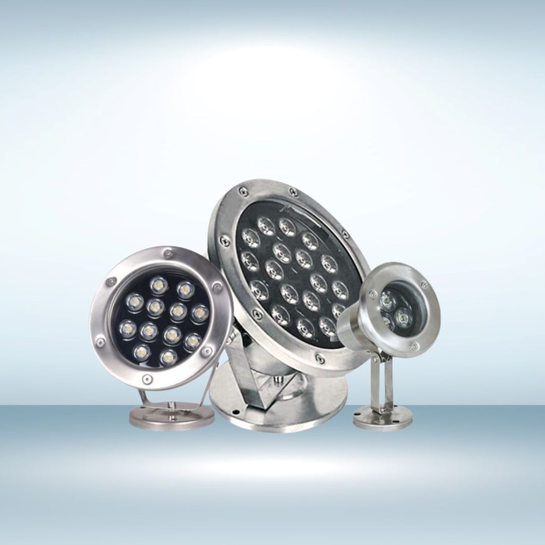 đèn led âm nước hồ cá