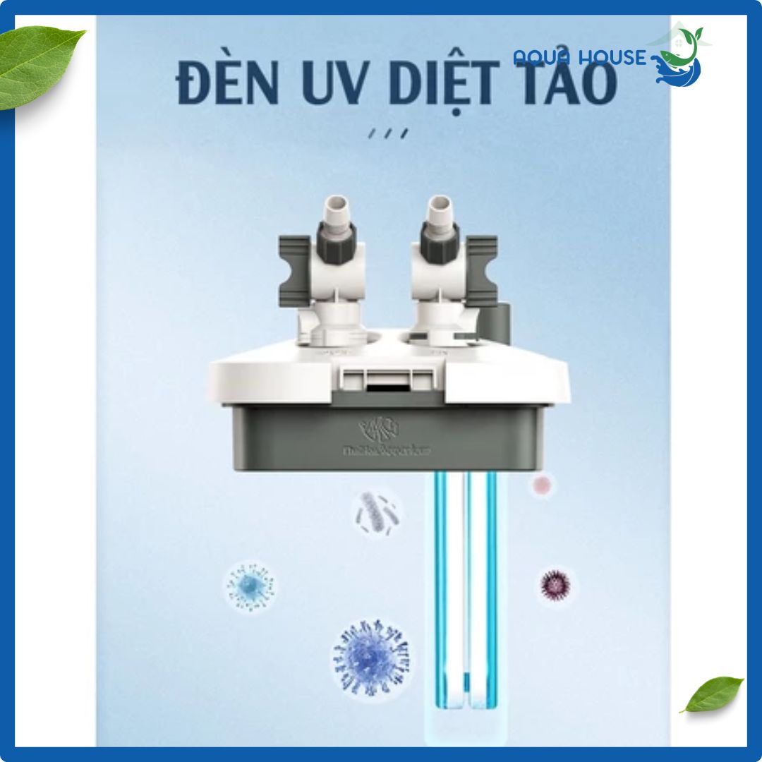 Lọc Thùng Bể Cá Jecod- Lọc Nước Hiệu Quả - Có UV 3 den uv trong loc thung jecod