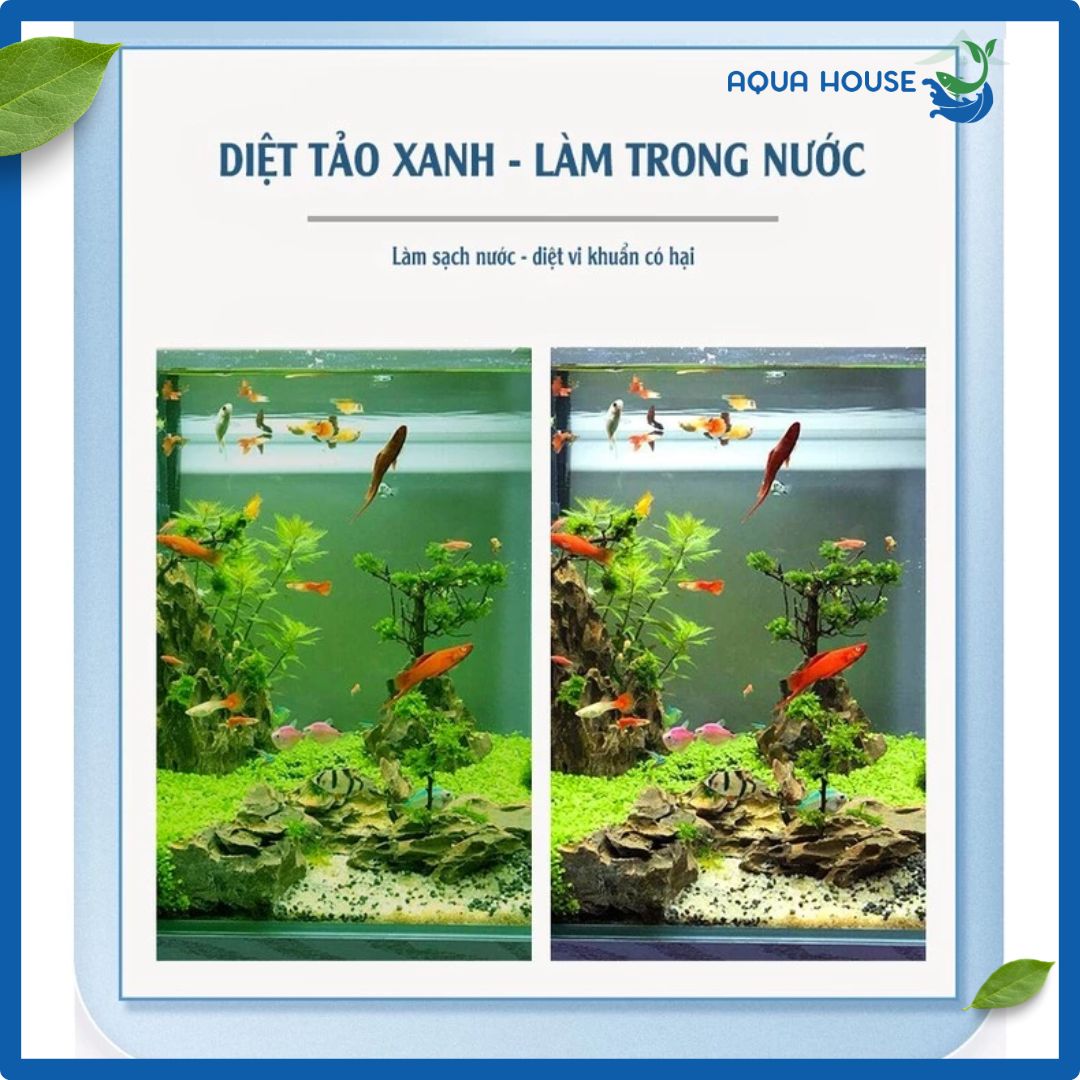 Lọc Thùng Bể Cá Jecod- Lọc Nước Hiệu Quả - Có UV 5 loc thung co tich hop den UV diet reu tao Jecod