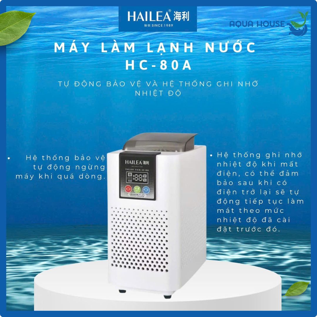 máy làm lạnh hc 80a tự động ghi nhớ nhiệt độ