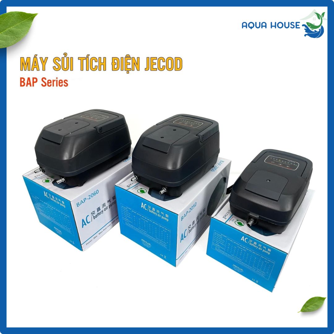 Máy Sủi Oxy Tích Điện Jecod Bap series