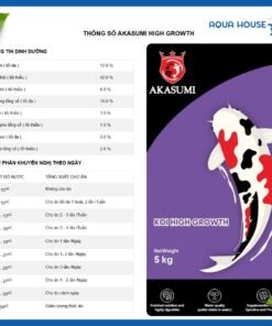 Thông số cám akasumi tăng trưởng