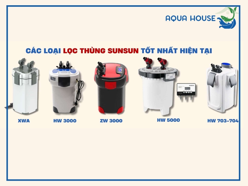 Các thương hiệu máy lọc nước hồ cá chất lượng, bán chạy