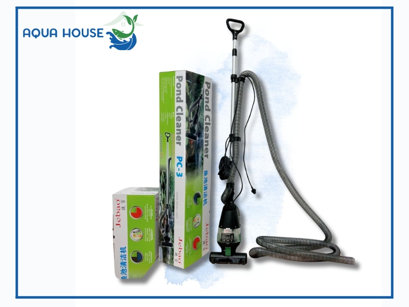 HÚT ĐÁY HỒ KOI BOYU WNQ1 2 Các loại máy vệ sinh hồ cá Koi phổ biến hiện nay