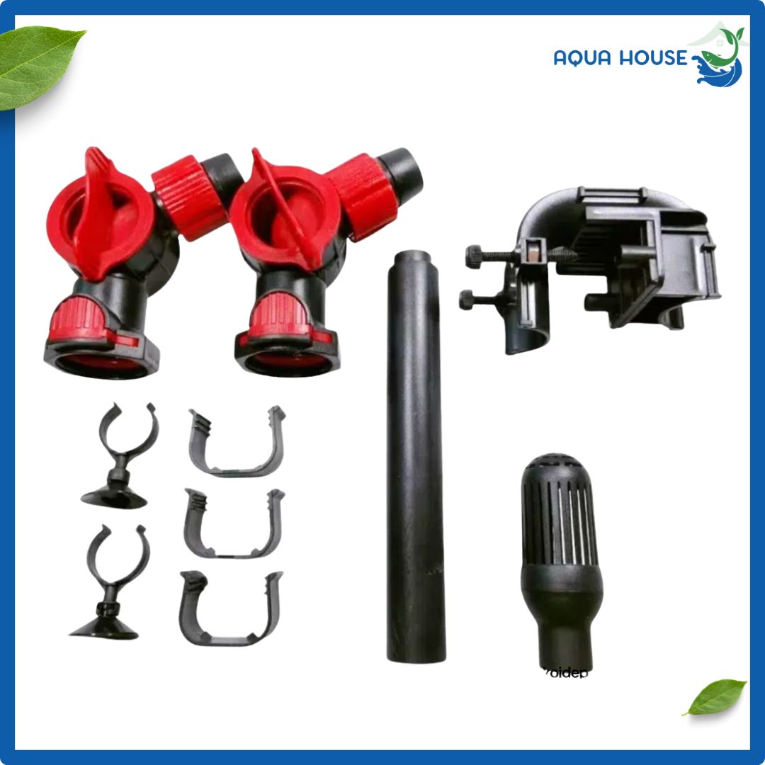 Lọc Thùng Sunsun HW 5000 Có UV Diệt Khuẩn 3 phụ kiện lọc thùng SunSun HW 5000