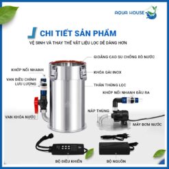 trọn bộ phụ kiện lọc thùng weekaqua