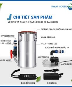 trọn bộ phụ kiện lọc thùng weekaqua