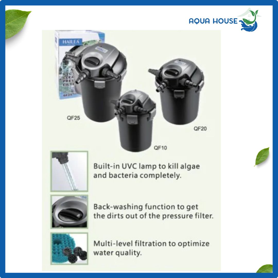 Các dòng máy lọc nước hồ cá QF 25
