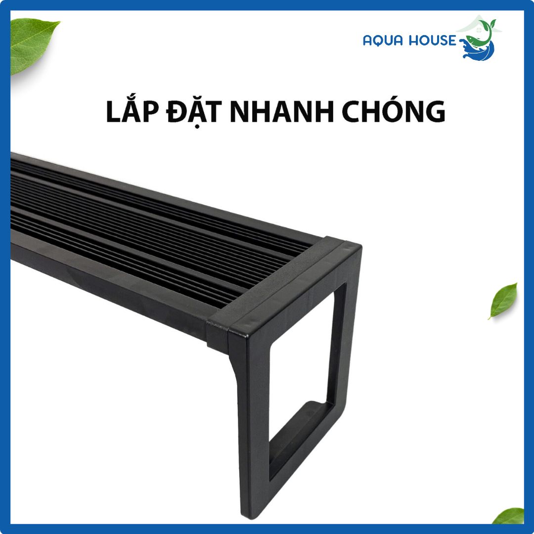 Đèn Máng Bể Cá Aqua Plus Hunter với 11 chế độ màu 6 Dễ dàng lấp đăt với đèn Led máng hồ cá Aqua plus