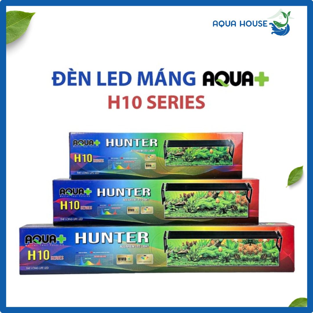 Đèn Máng Bể Cá Aqua Plus Hunter với 11 chế độ màu 7 Đèn Led máng Aqua Plus đầy đủ kích thước