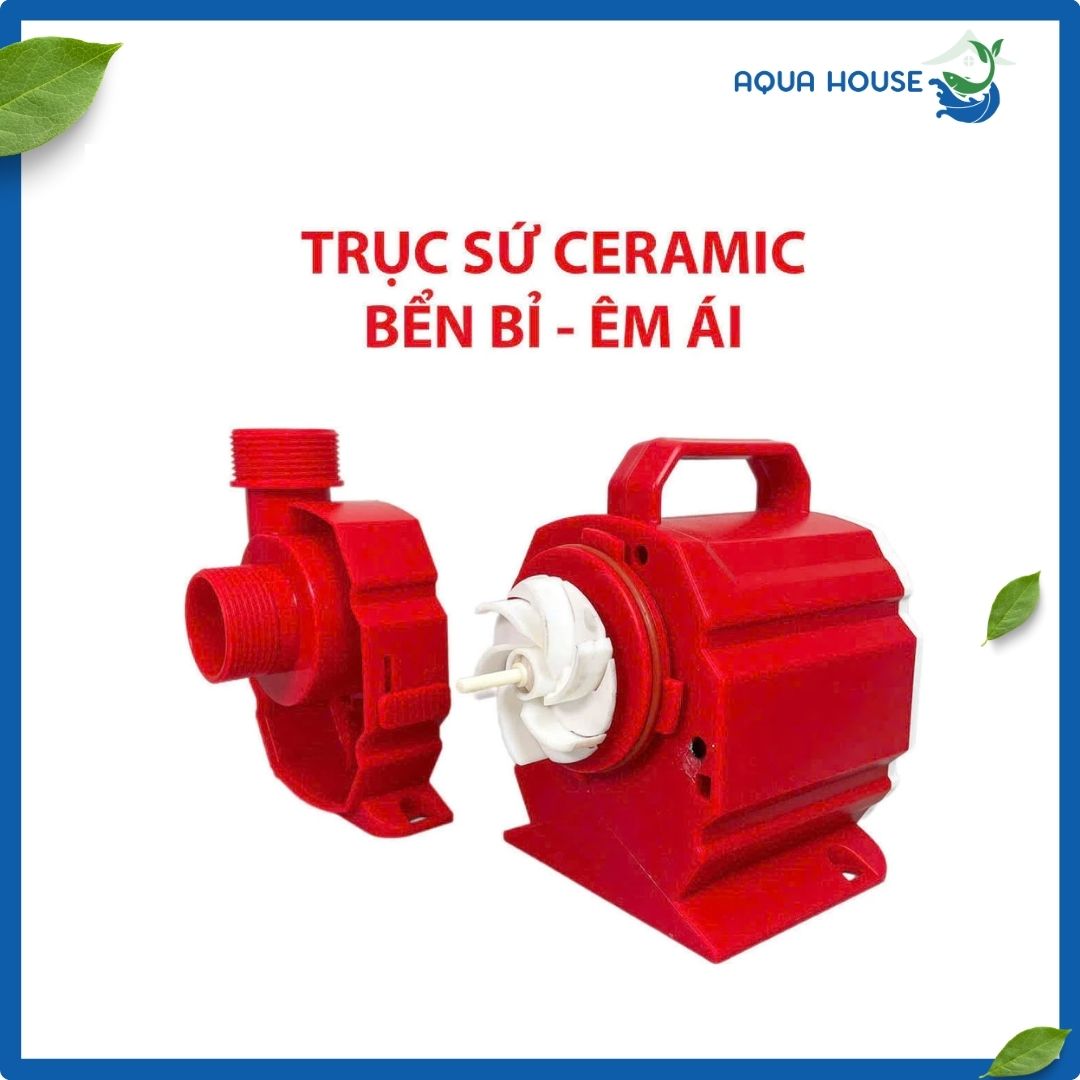 Máy Bơm Bể Cá Baoyu JP (3000 - 12000) Tiết Kiệm Điện 11 Trục sứ ceramic
