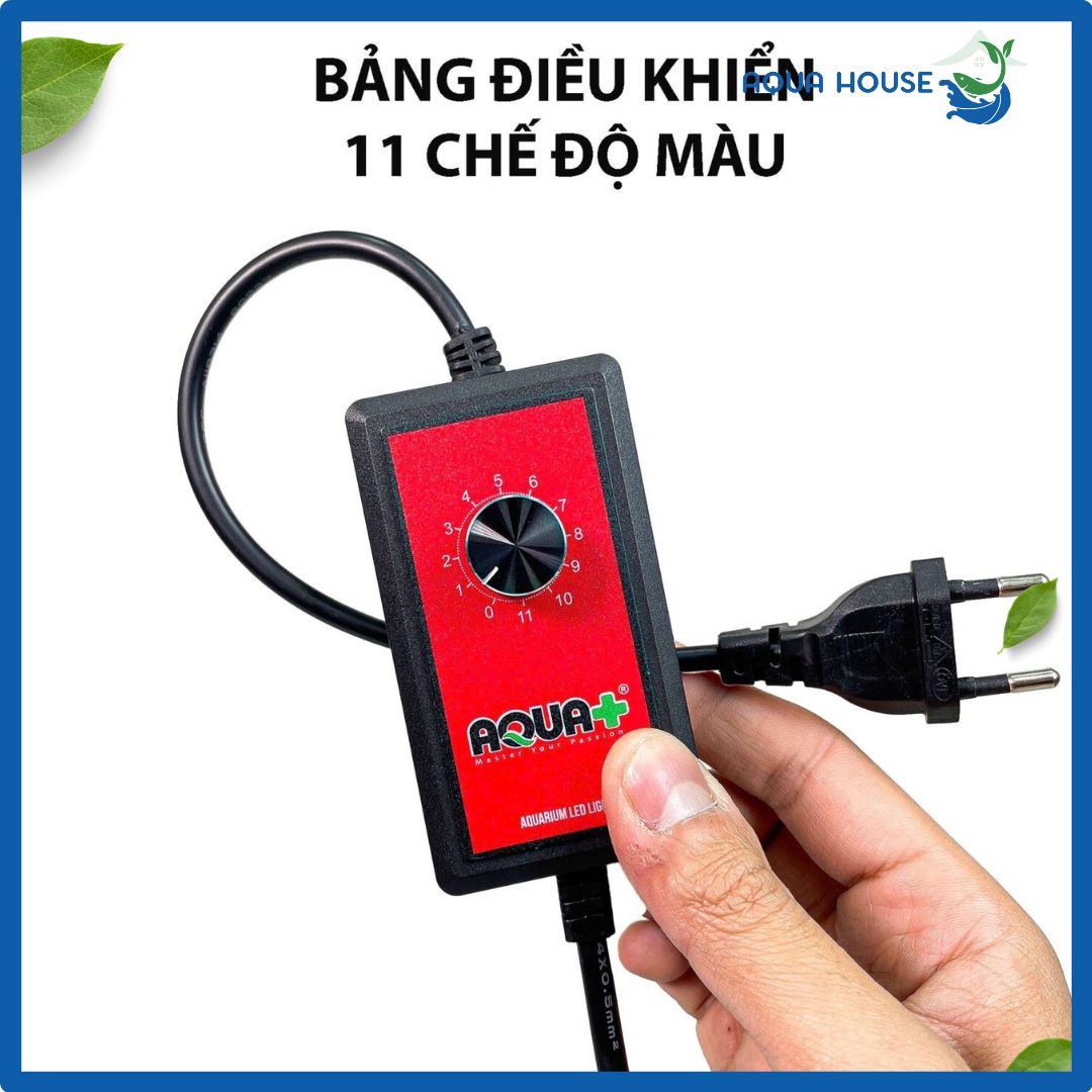 Đèn Máng Bể Cá Aqua Plus Hunter với 11 chế độ màu 5 bảng điều khiển Aqua Plus Hunter