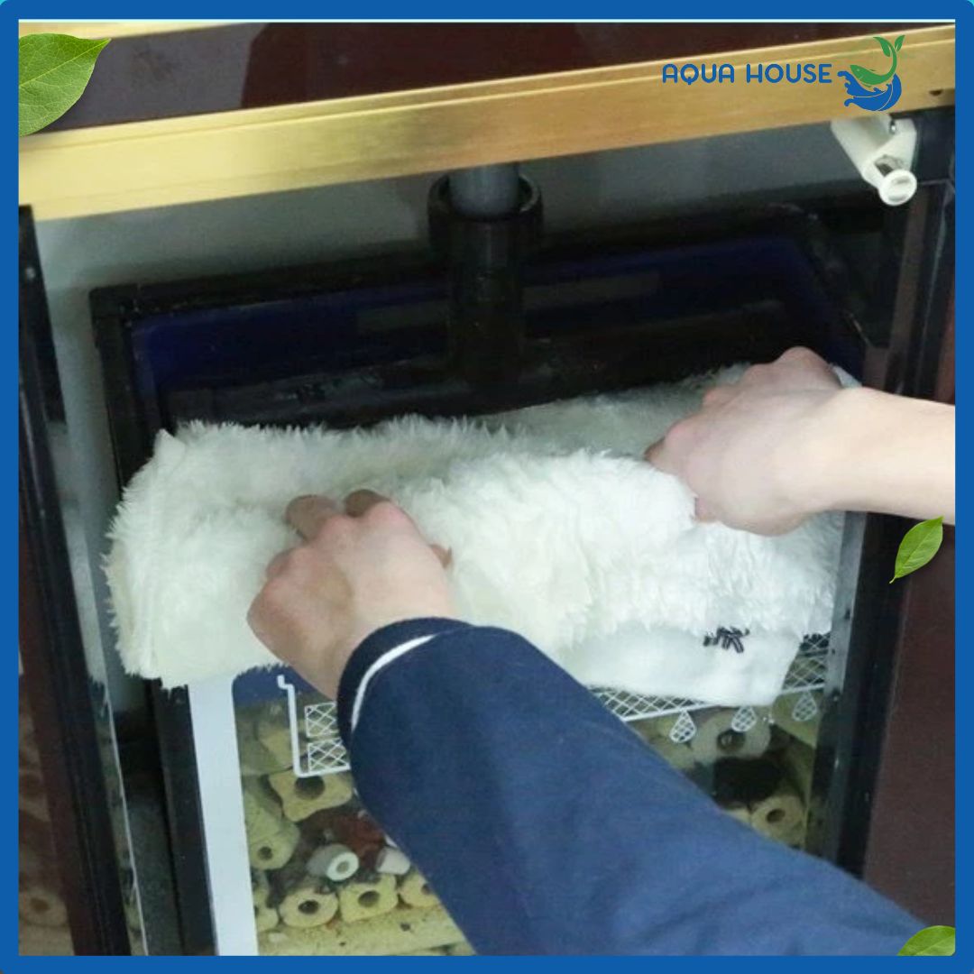 Khăn Lọc Bụi Mịn – Thảm Lọc Cặn Tái Sử Dụng Cho Bể Cá 7 cach dat khan loc bui min