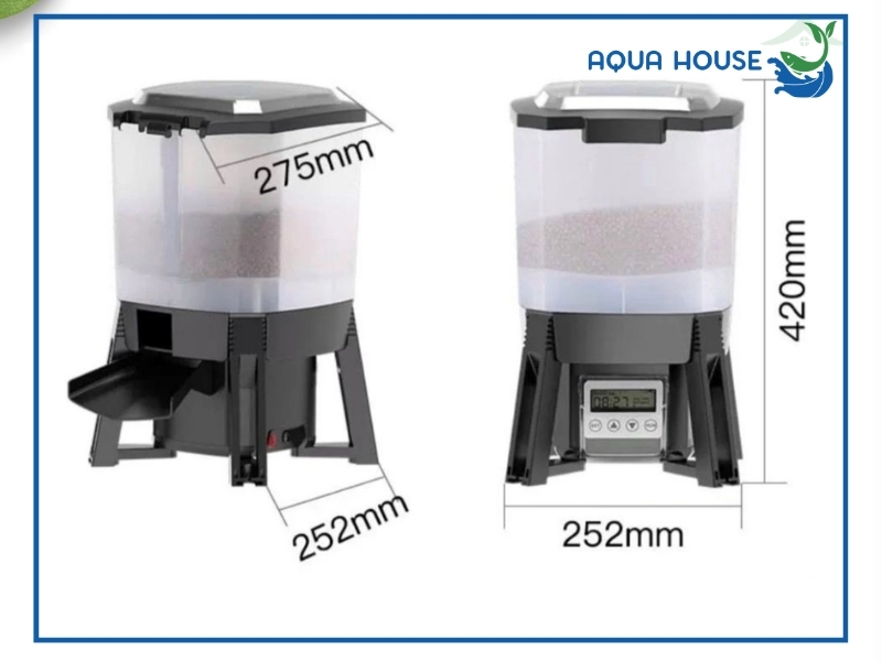 MÁY CHO CÁ ĂN TỰ ĐỘNG SUNSUN AK 01S 1 Lợi ích khi sử dụng máy cho cá ăn tự động