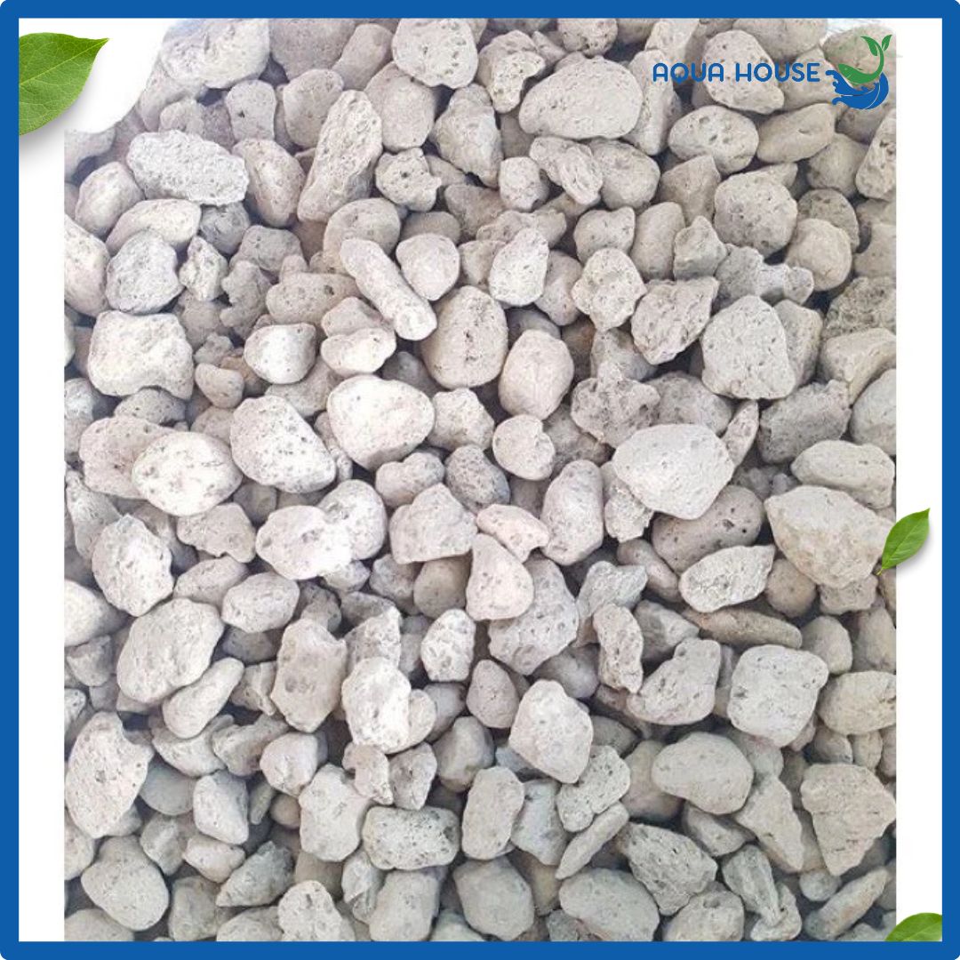 Đá Lông Vũ ( Nham Thạch Trắng ) Vật Liệu Lọc Hồ Cá 7 nham thạch trắng