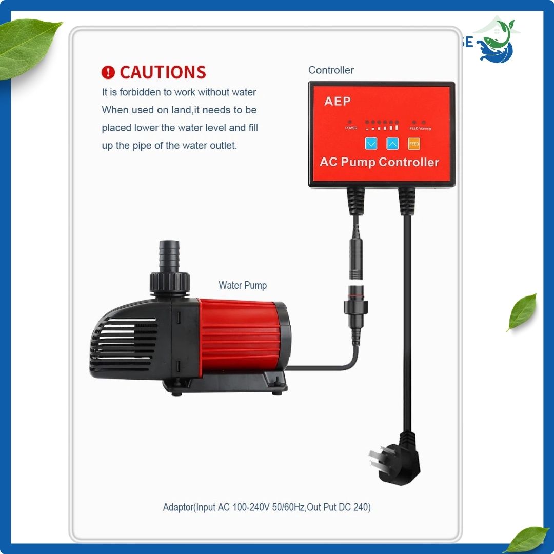 sản phẩm máy bơm chìm hồ cá Hsbao AEP