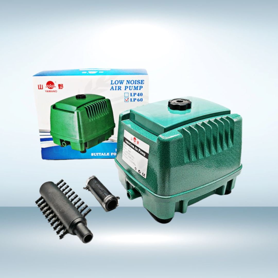 Máy Sủi Oxy Bể Cá Yamano LP (LP10 – LP60) – Siêu Êm, Tiết Kiệm Điện, Độ Bền Cao 1 sủi oxy bể cá yamano