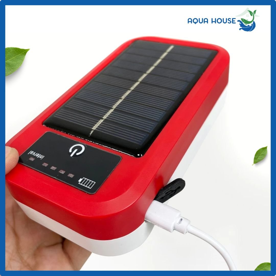 Máy Sủi Oxy Tích Điện Baoyu BY-A3 A5 A6 Tích Hợp Sạc Năng Lượng Mặt Trời 6 Sui Tich Dien cho ho ca